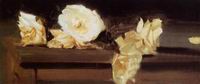 (image for) Handmade Oil painting for home canvas, oil painting framed canvas for living room John Singer Sargenti's art Roses 1886